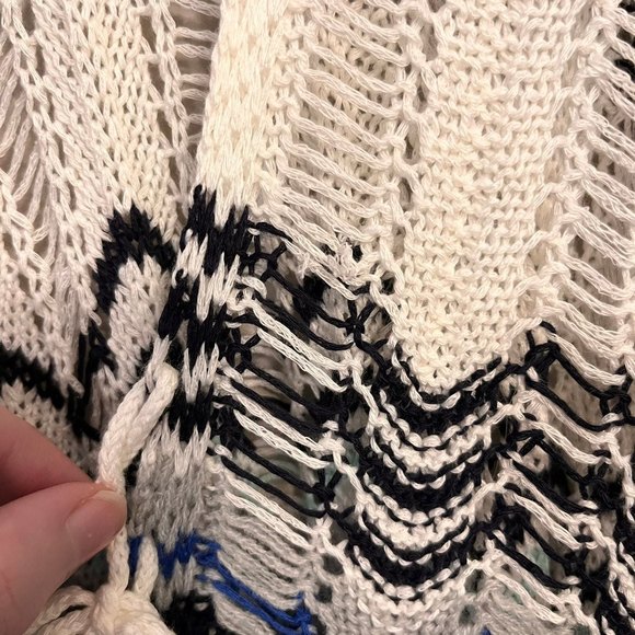 Handmade boho Knitted Crochet Swimsuit Coverup Beach Beachy Pool - Picture 6 of 13